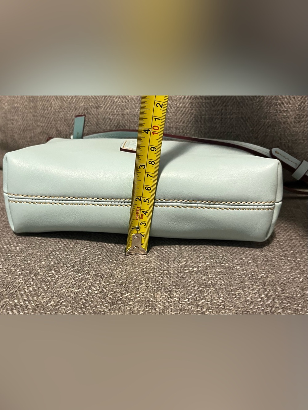 Dooney & Bourke Florentine pale blue Rosie crossbody - Picture 6 of 12